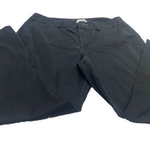 DOCKERS Women’s‎ 16 Med Metro Mid Rise Curvy Pants Black Chino Pre Owned